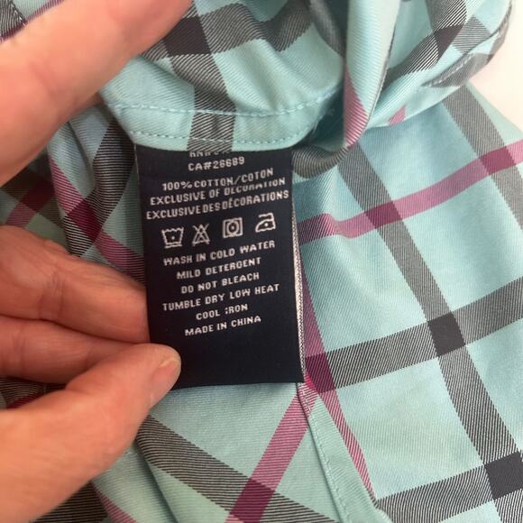 Robert Graham X Collection Men’s Shirt XL Blue Plaid Button Up LS Classic - Picture 10 of 13